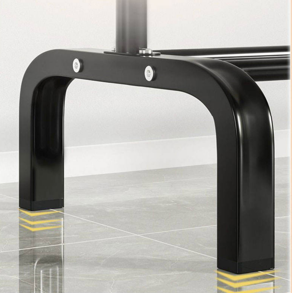 SpaceFlex Double-Rod Rolling Garment Rack