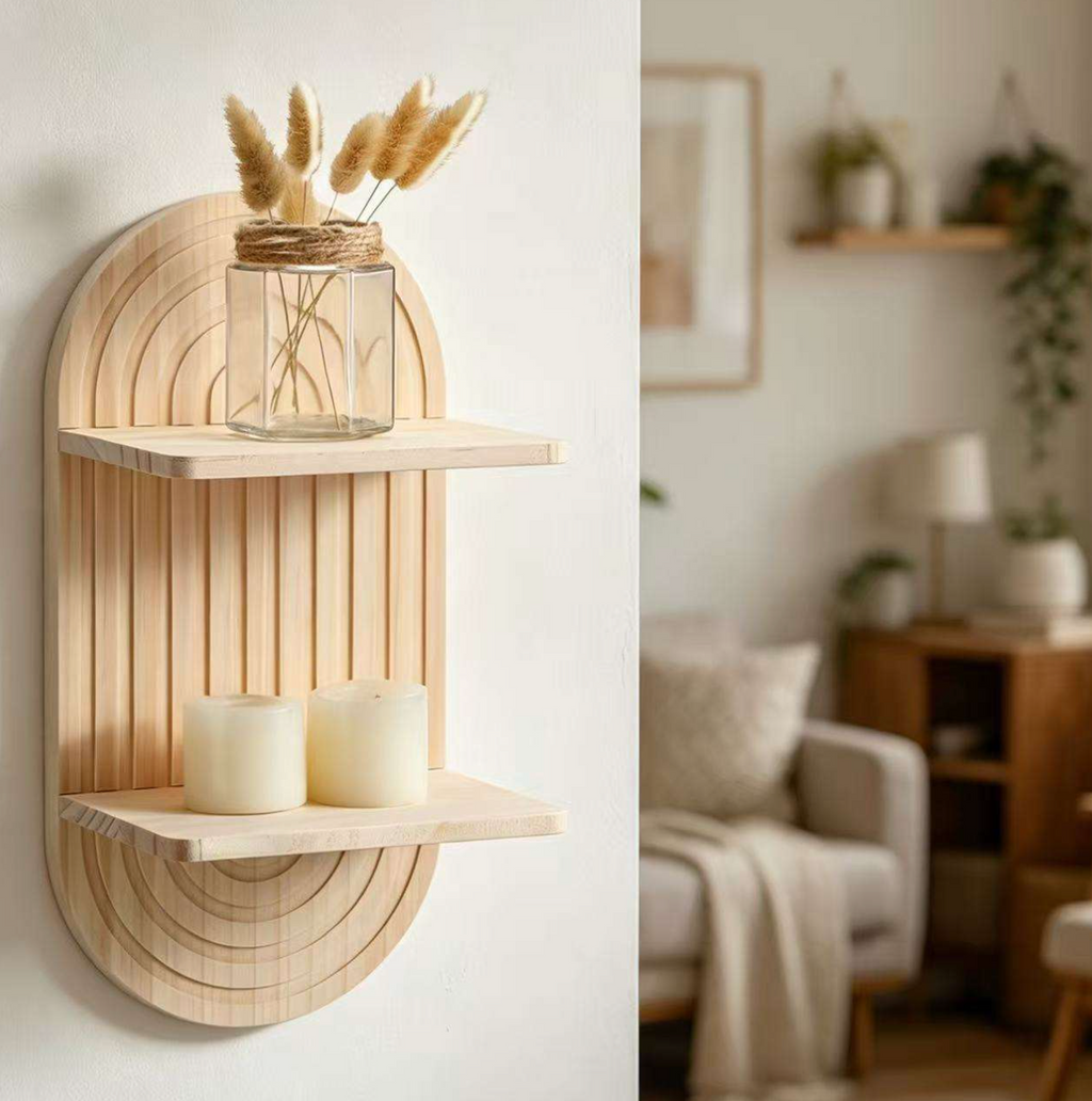 BohoWood Oval Wall Decor