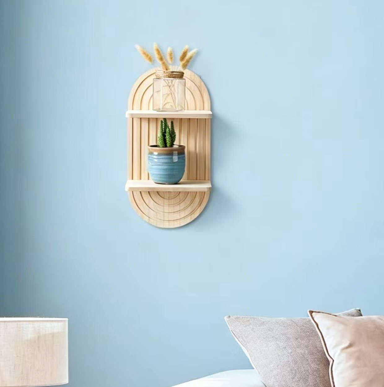 BohoWood Oval Wall Decor