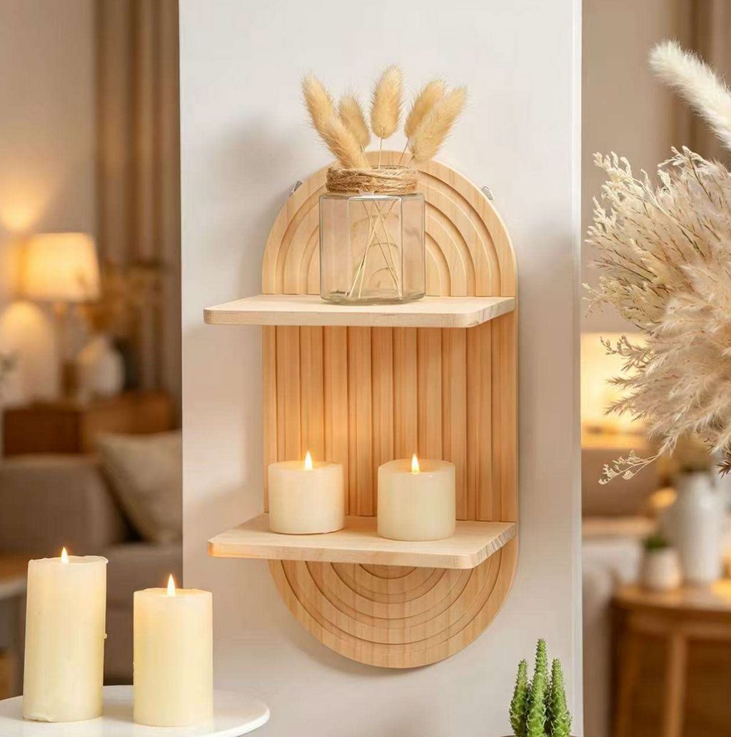 BohoWood Oval Wall Decor