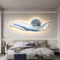 LumaBloom Gold LED Floral Wall Art
