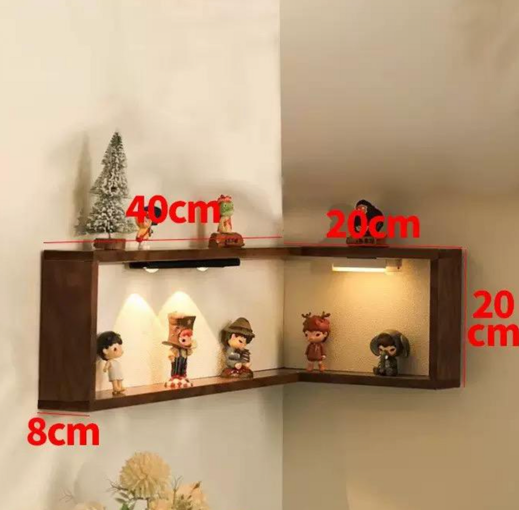 WoodFlex Adjustable Wall Bookshelf