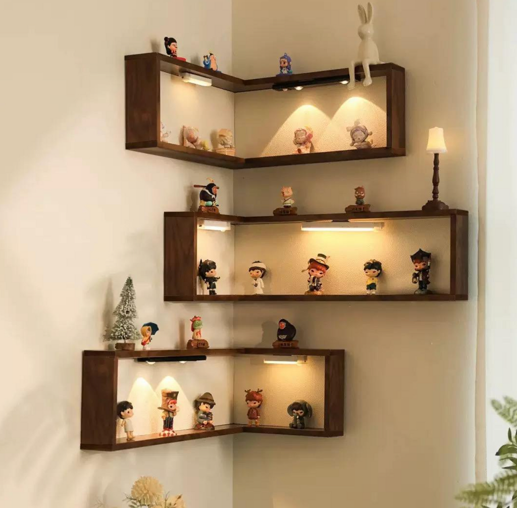 WoodFlex Adjustable Wall Bookshelf
